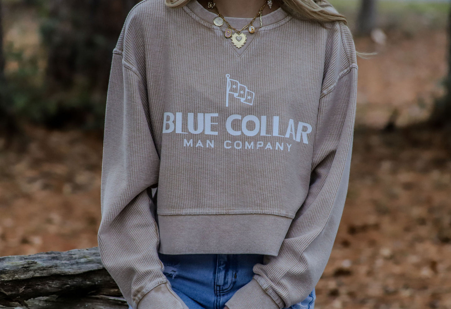 Blue Collar Man Company boxy pullover, oversized crew neck.1