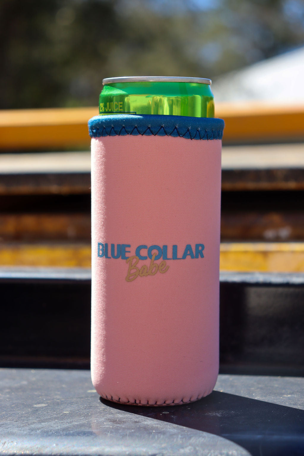 Blue Collar Babe Slim Koozie