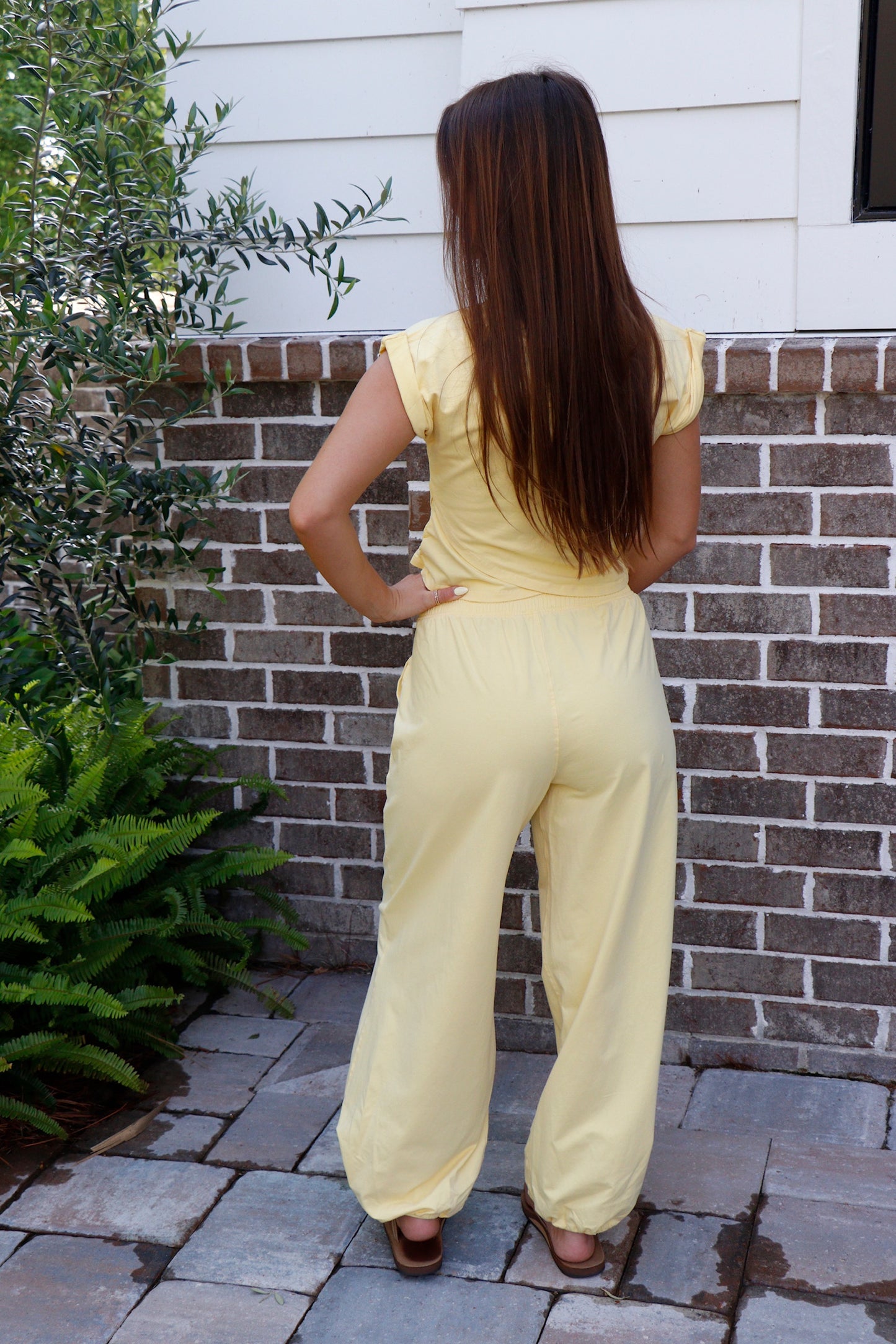 Mineral Washed Short Sleeve Set