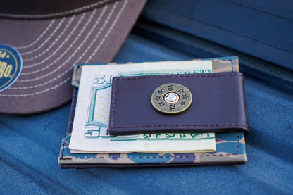 Shotshell Magnetic Front Pocket Leather Wallet