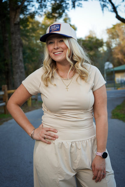 Mineral Cropped Tee Set