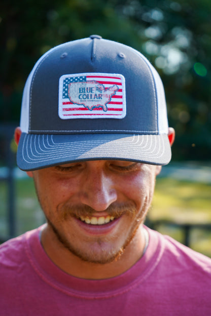 American Flag Patch Hat