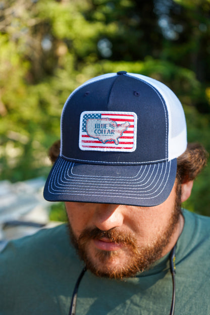 American Flag Patch Hat