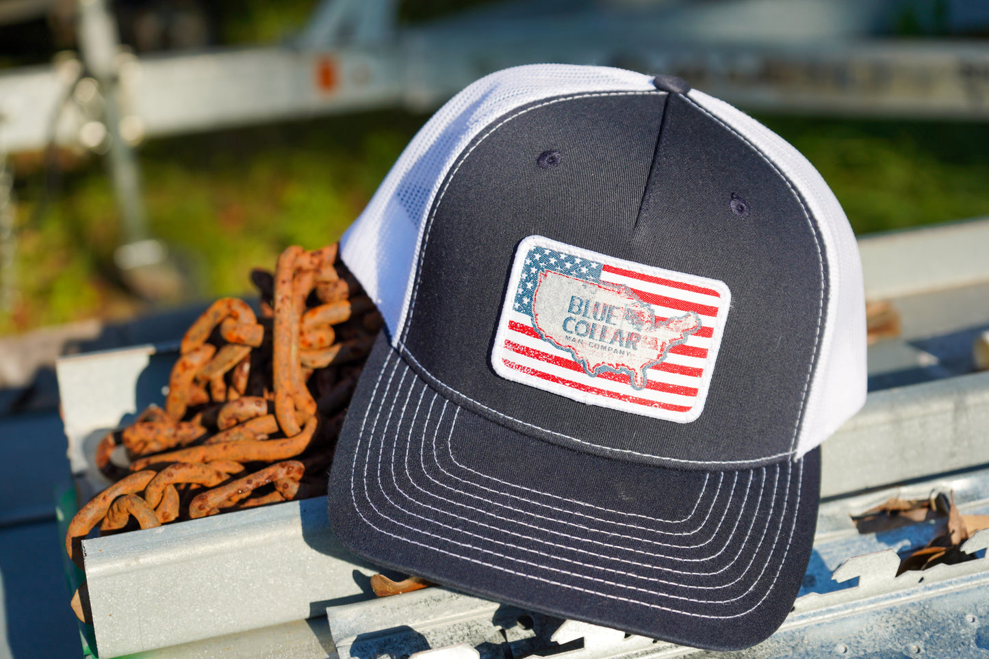 American Flag Patch Hat
