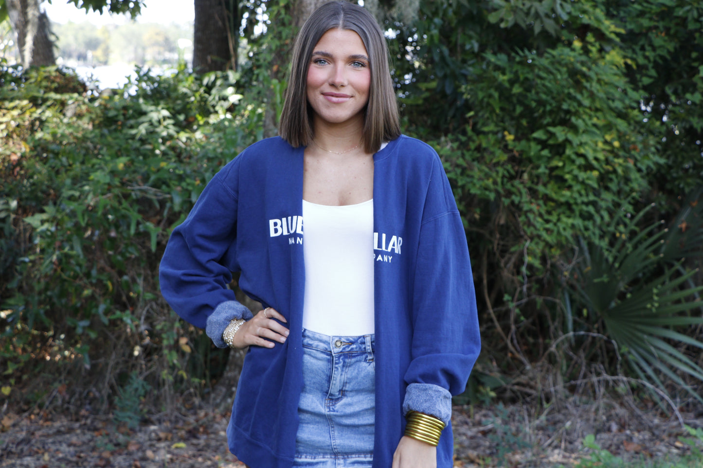 Blue Collar Cut Crewneck